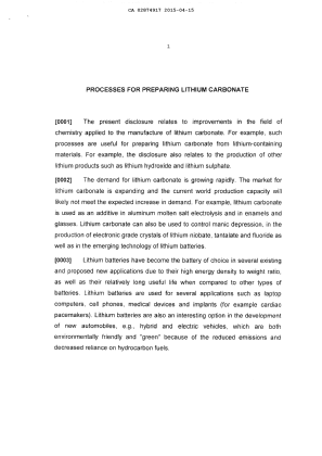 Canadian Patent Document 2874917. Description 20150415. Image 1 of 101