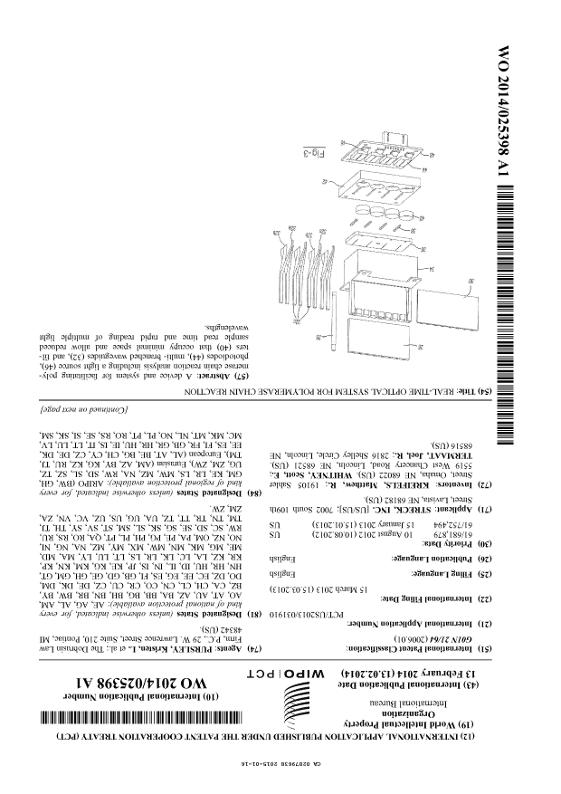 Canadian Patent Document 2879638. Abstract 20150116. Image 1 of 2