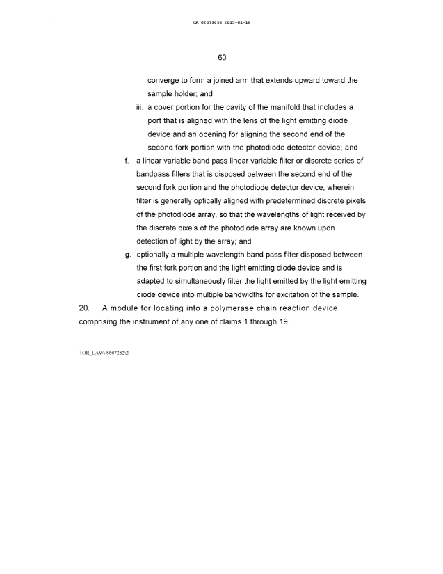 Document de brevet canadien 2879638. Revendications 20150117. Image 6 de 6