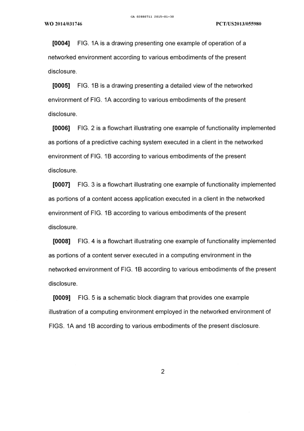 Document de brevet canadien 2880711. Description 20141230. Image 2 de 35