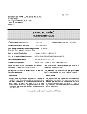 Document de brevet canadien 2881434. Correspondance 20150309. Image 1 de 1