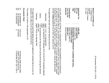 Canadian Patent Document 2883206. Prosecution-Amendment 20141225. Image 1 of 5