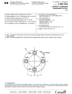 Canadian Patent Document 2883529. Cover Page 20190716. Image 1 of 1