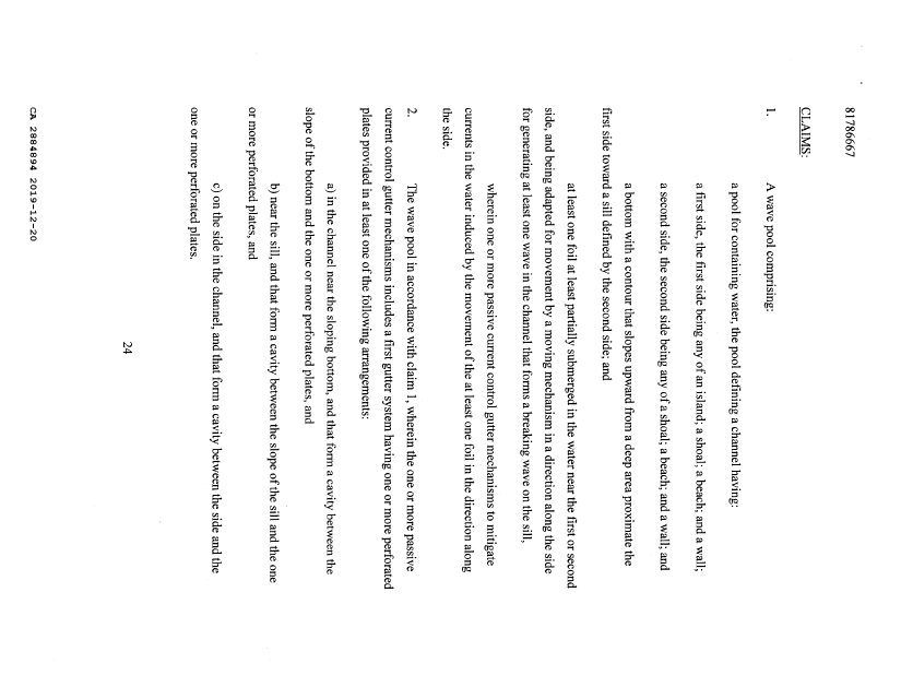 Document de brevet canadien 2884894. Revendications 20191220. Image 1 de 4