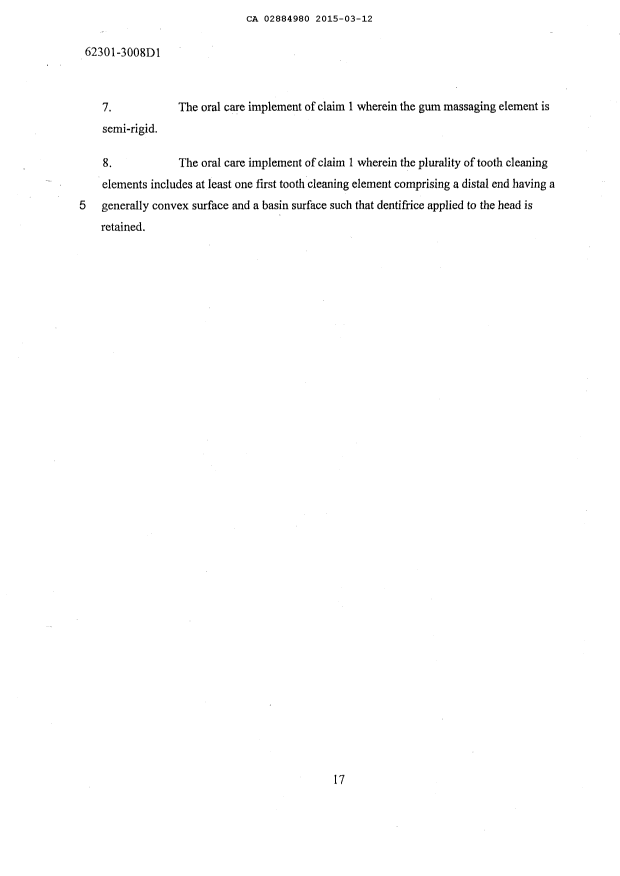 Document de brevet canadien 2884980. Revendications 20150312. Image 2 de 2