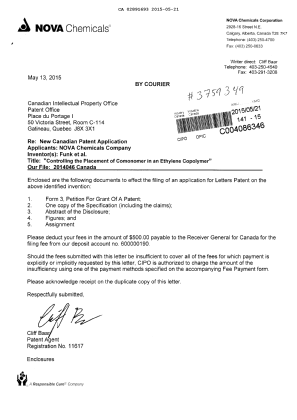 Document de brevet canadien 2891693. Cession 20150521. Image 1 de 4