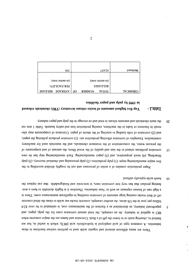 Document de brevet canadien 2892875. Description 20141228. Image 2 de 27