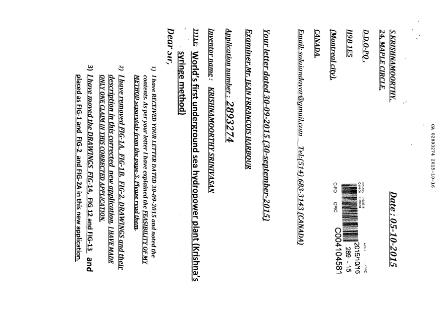 Document de brevet canadien 2893274. Poursuite-Amendment 20141216. Image 2 de 34