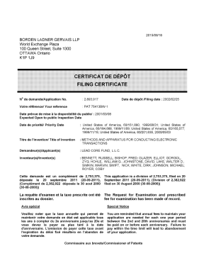 Document de brevet canadien 2893917. Complémentaire - Certificat de dépôt 20150618. Image 1 de 1