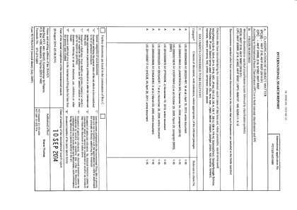 Document de brevet canadien 2896106. Rapport de recherche internationale 20150619. Image 1 de 1