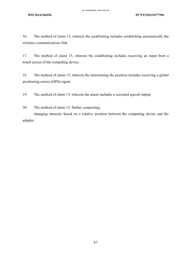 Document de brevet canadien 2896708. Revendications 20150625. Image 3 de 3