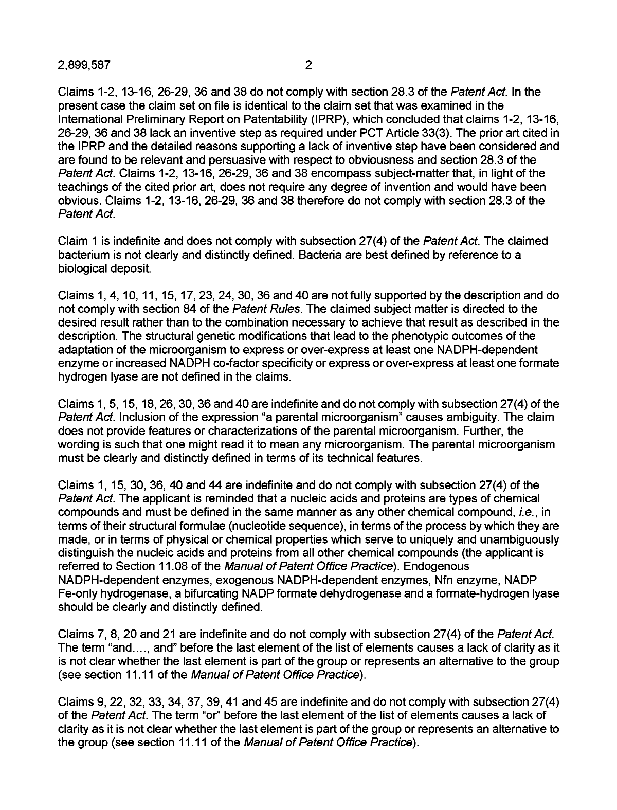 Document de brevet canadien 2899587. Poursuite-Amendment 20141222. Image 2 de 6