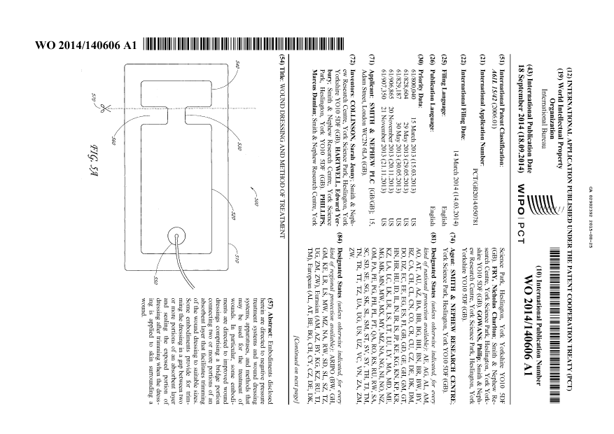 Document de brevet canadien 2902392. Abrégé 20141225. Image 1 de 2