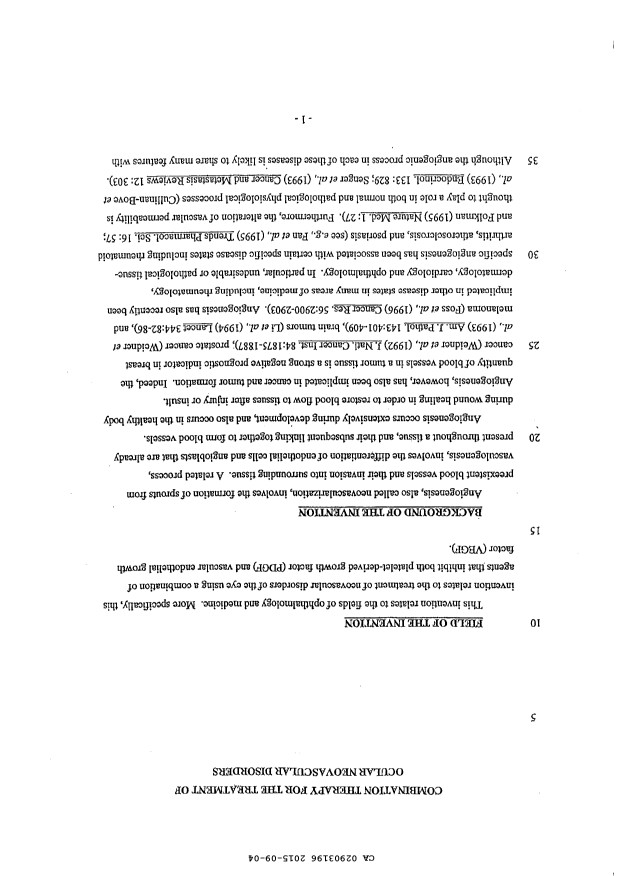 Canadian Patent Document 2903196. Description 20141204. Image 1 of 99