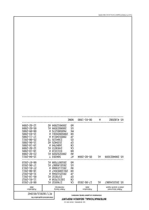 Canadian Patent Document 2905551. International Search Report 20141211. Image 7 of 7