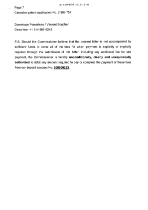 Document de brevet canadien 2909757. Poursuite-Amendment 20141202. Image 7 de 7