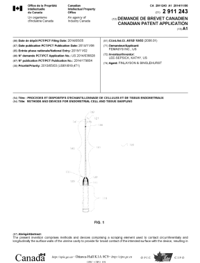 Canadian Patent Document 2911243. Cover Page 20160211. Image 1 of 2