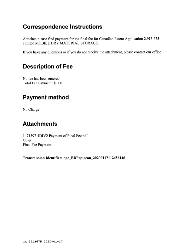 Canadian Patent Document 2913675. Final Fee 20200117. Image 3 of 5