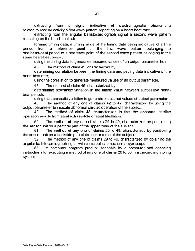 Document de brevet canadien 2922364. Revendications 20200512. Image 5 de 5