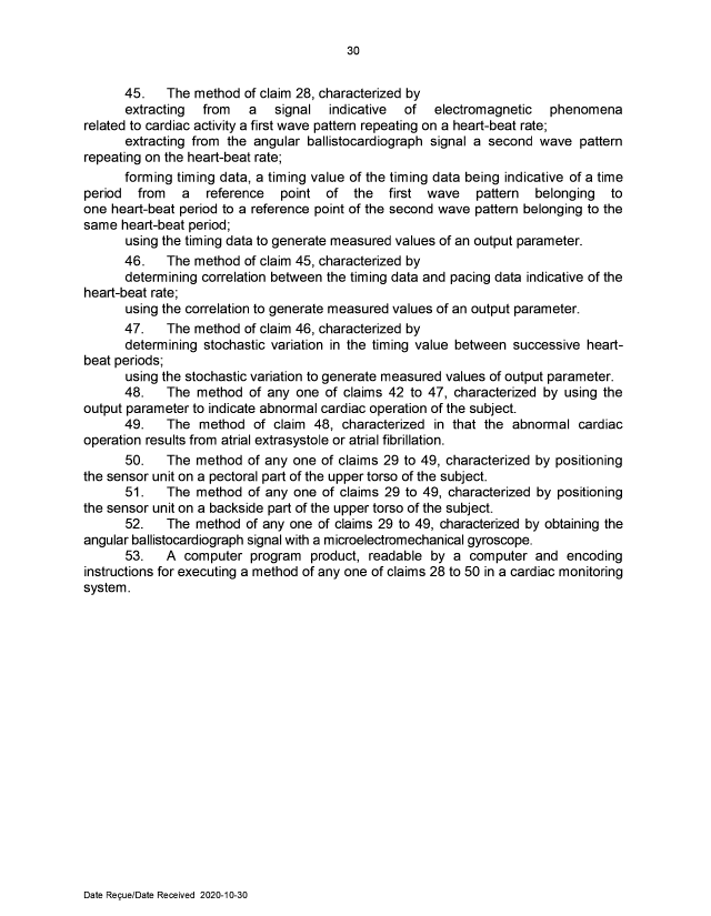 Document de brevet canadien 2922364. Revendications 20201030. Image 5 de 5