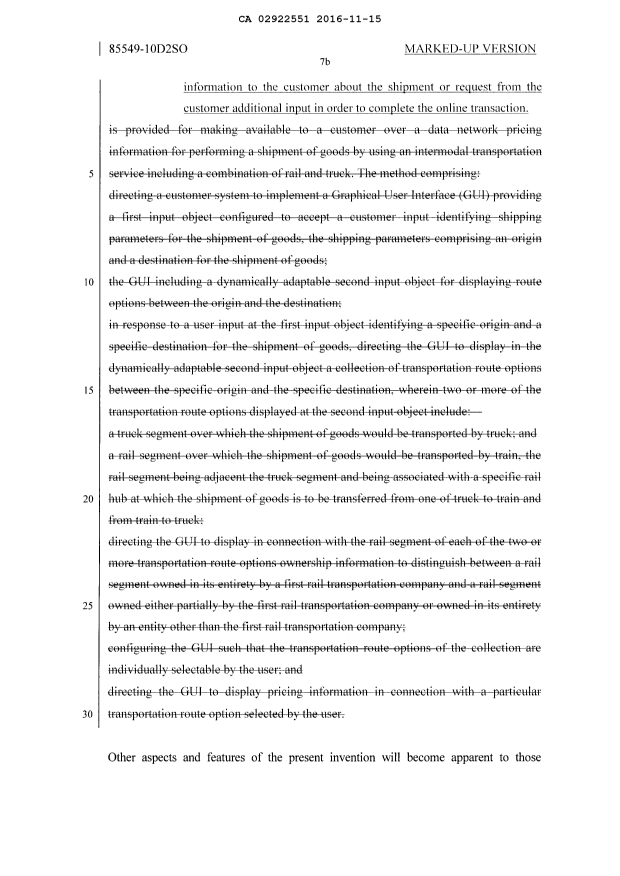 Document de brevet canadien 2922551. Poursuite-Amendment 20151215. Image 28 de 29