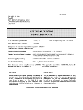 Document de brevet canadien 2925140. Correspondance 20160505. Image 1 de 1