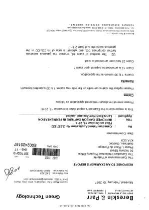 Canadian Patent Document 2927823. Prosecution-Amendment 20161210. Image 1 of 6