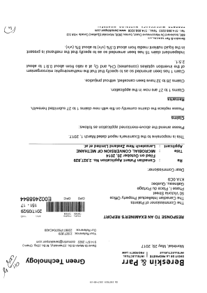Canadian Patent Document 2927829. Prosecution-Amendment 20161229. Image 1 of 6