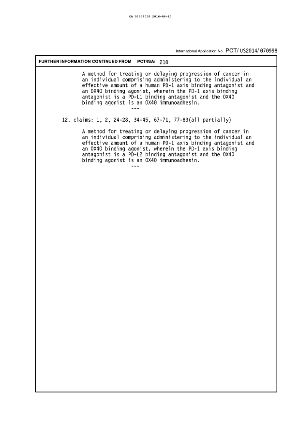 Document de brevet canadien 2934028. Rapport de recherche internationale 20160615. Image 7 de 7