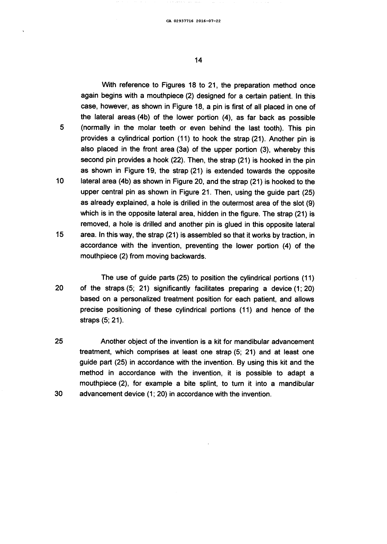 Canadian Patent Document 2937716. Description 20160722. Image 14 of 14