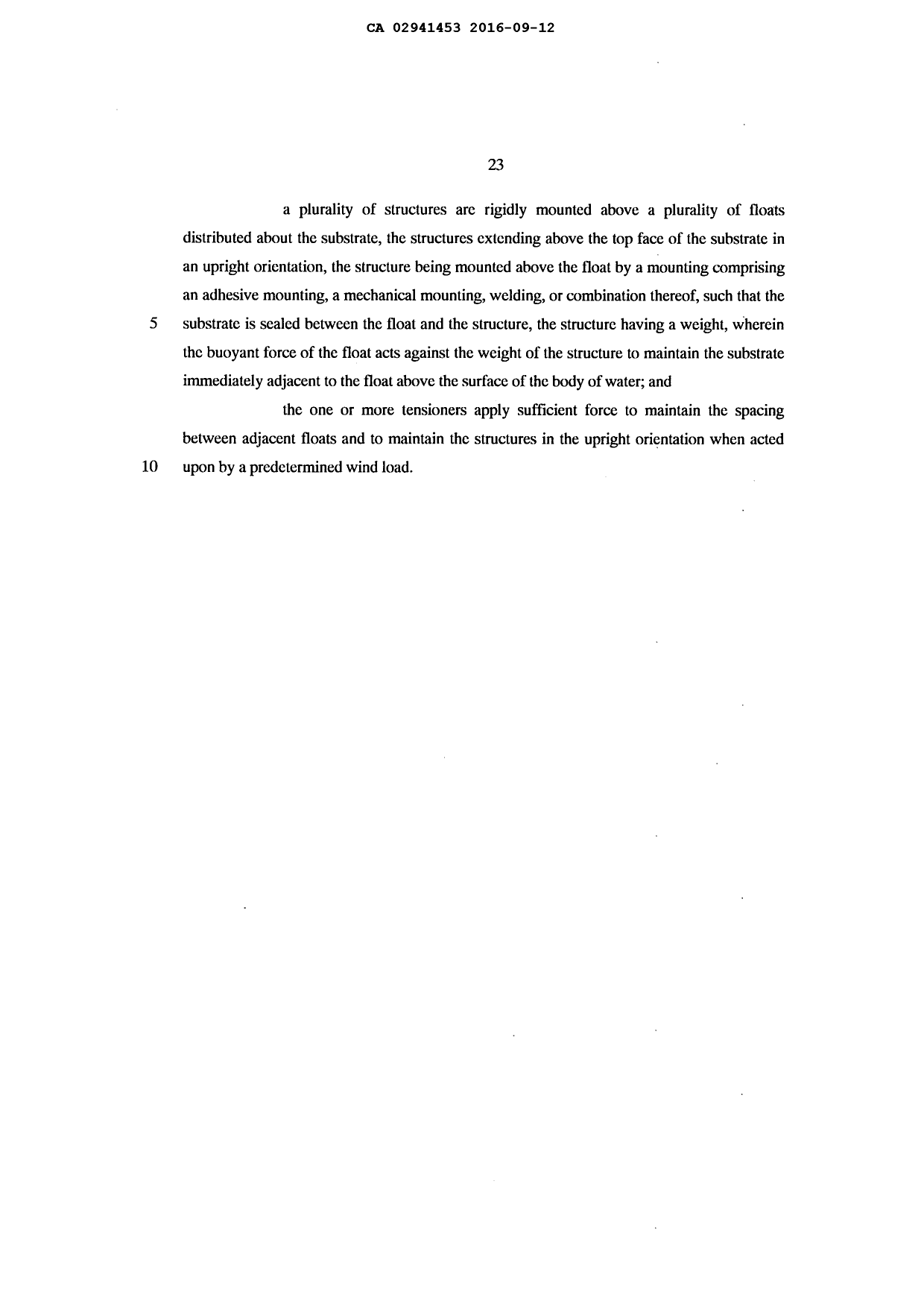 Document de brevet canadien 2941453. Revendications 20151212. Image 7 de 7