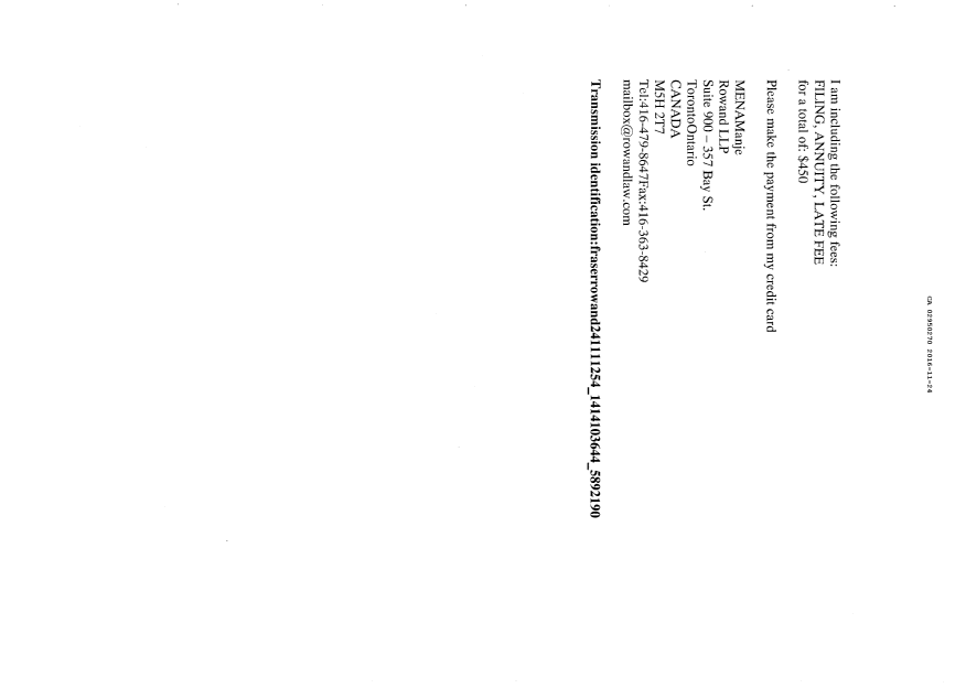 Document de brevet canadien 2950270. Demande d'entrée en phase nationale 20151224. Image 2 de 8