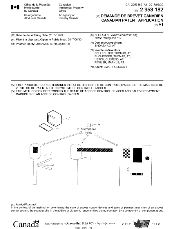 Document de brevet canadien 2953182. Page couverture 20170602. Image 1 de 2