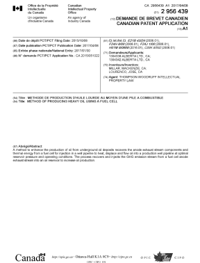 Document de brevet canadien 2956439. Page couverture 20161222. Image 1 de 1