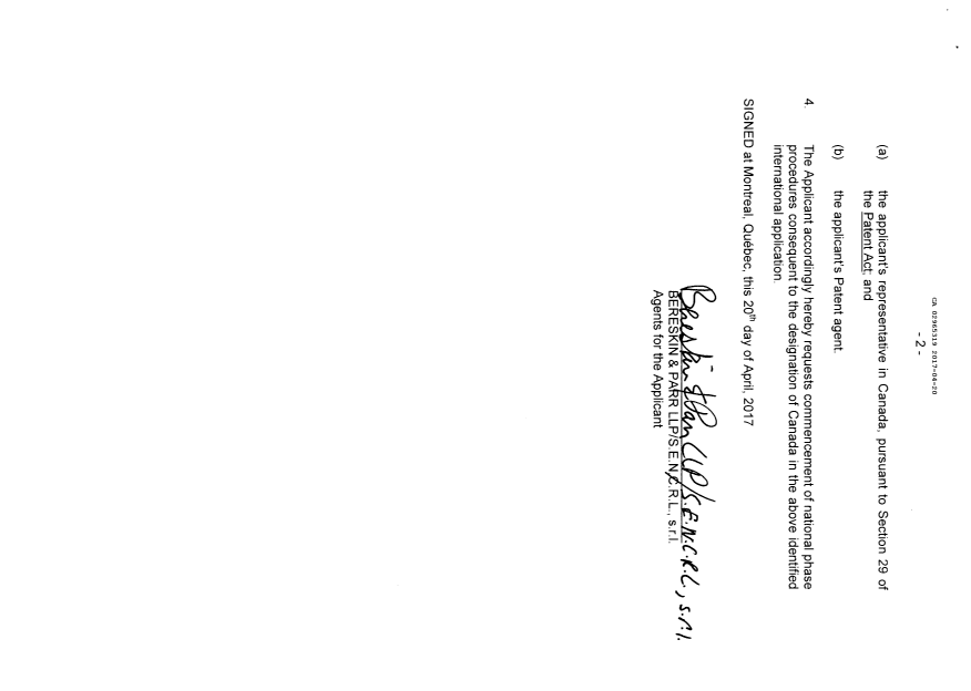 Document de brevet canadien 2965319. Demande d'entrée en phase nationale 20161220. Image 4 de 5