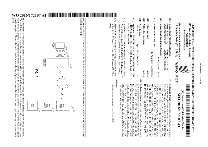 Document de brevet canadien 2983386. Abrégé 20171019. Image 1 de 1