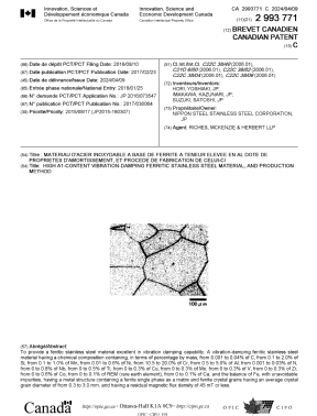 Document de brevet canadien 2993771. Page couverture 20240307. Image 1 de 1