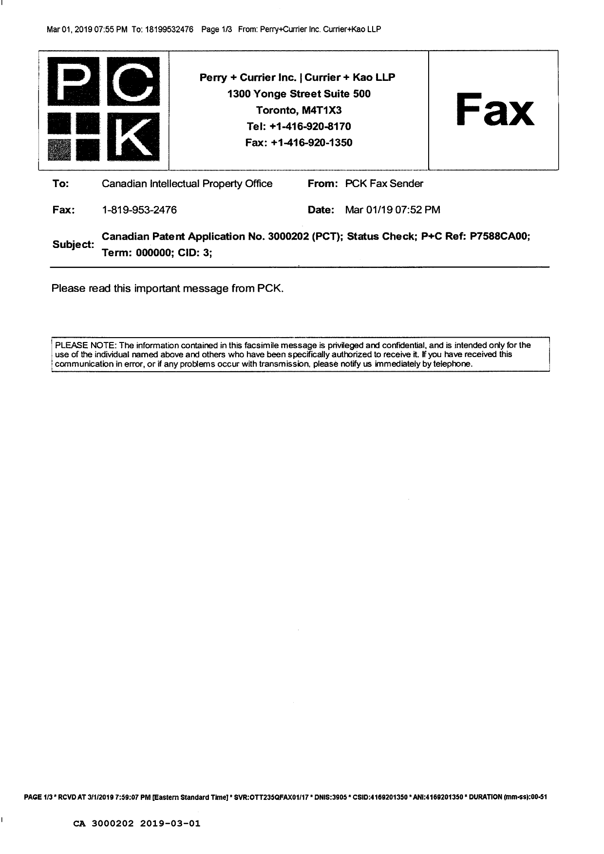 Document de brevet canadien 3000202. Correspondance reliée au PCT 20181201. Image 3 de 3
