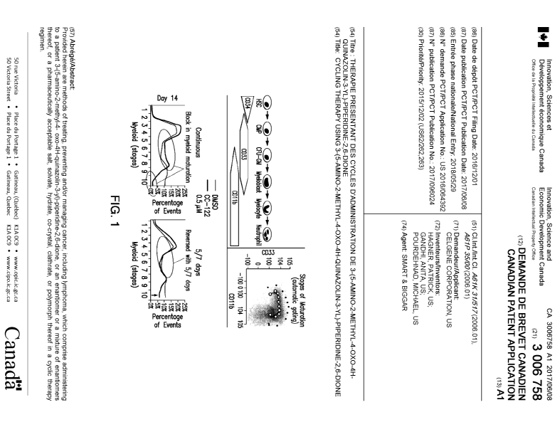Document de brevet canadien 3006758. Page couverture 20180621. Image 1 de 1