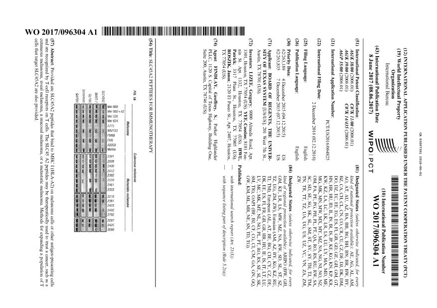 Document de brevet canadien 3007301. Abrégé 20171201. Image 1 de 1