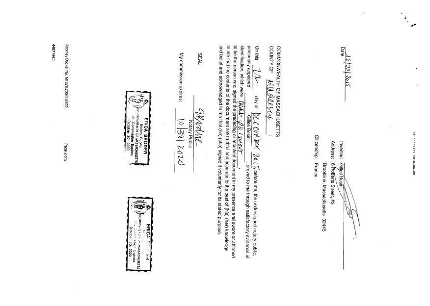 Canadian Patent Document 3007955. National Entry Request 20180608. Image 33 of 33