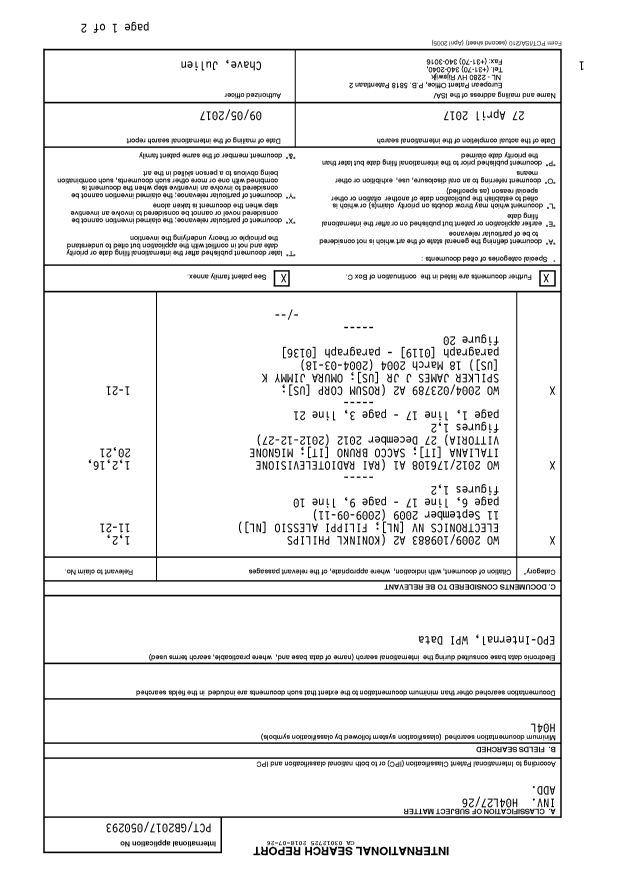 Canadian Patent Document 3012725. International Search Report 20180726. Image 1 of 3
