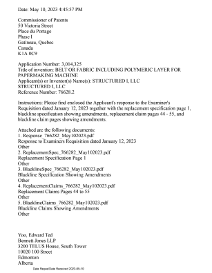 Canadian Patent Document 3014325. Amendment 20230510. Image 3 of 35