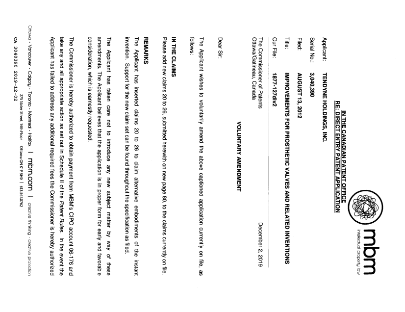 Canadian Patent Document 3040390. Amendment 20191202. Image 2 of 4