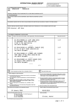 Document de brevet canadien 3043896. Rapport de recherche internationale 20190514. Image 1 de 3