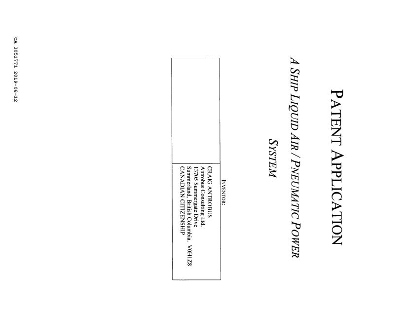 Canadian Patent Document 3051771. Description 20190812. Image 1 of 27