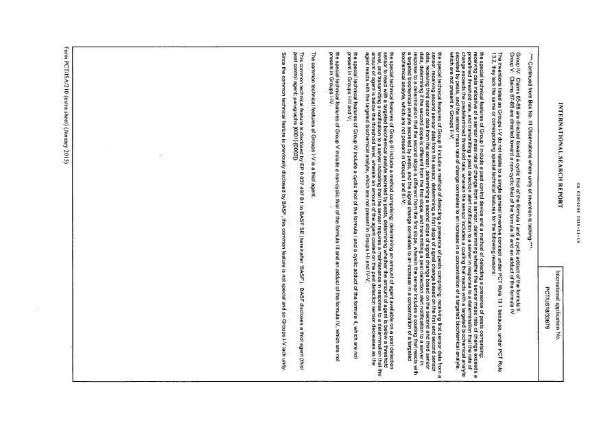 Document de brevet canadien 3064284. Rapport de recherche internationale 20191119. Image 3 de 3