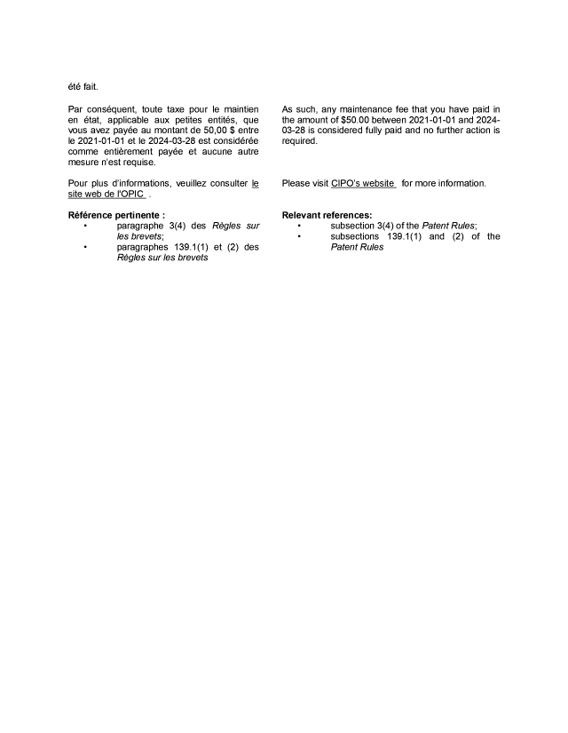 Canadian Patent Document 3091119. Office Letter 20240328. Image 2 of 2