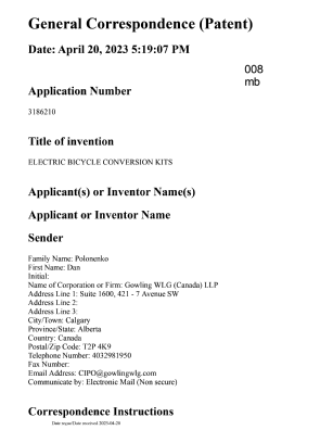 Canadian Patent Document 3186210. Amendment 20230420. Image 1 of 36