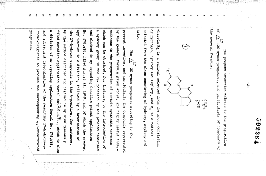 Canadian Patent Document 502364. Description 19950531. Image 1 of 11